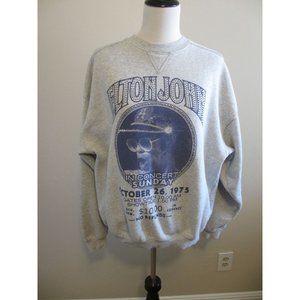 ELTON JOHN GREY SWEATSHIRT MEDIUM 2022